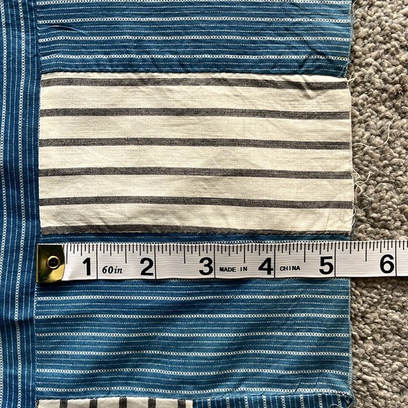 Vintage patchwork quilt blocks Circa 1880’s blues blacks pink, gingham Ex - Picture 12 of 12